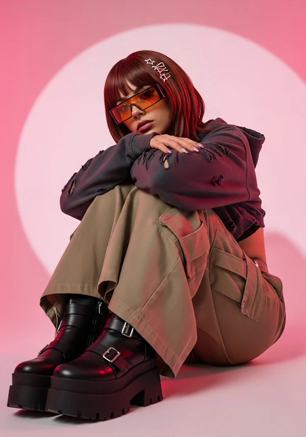 Edgy Fashion Portrait