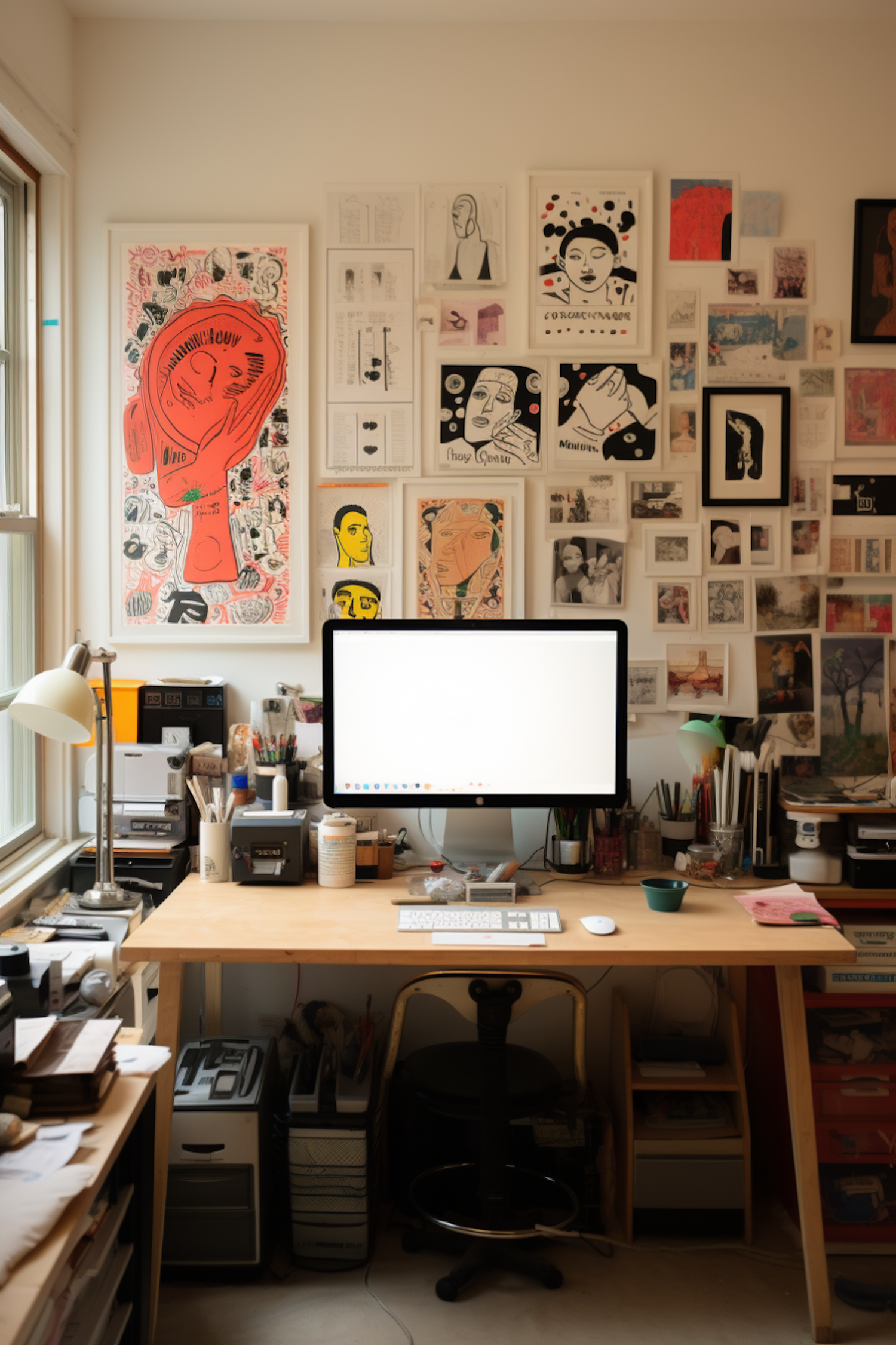 Artistic Oasis: A Productive and Inspirational Workspace