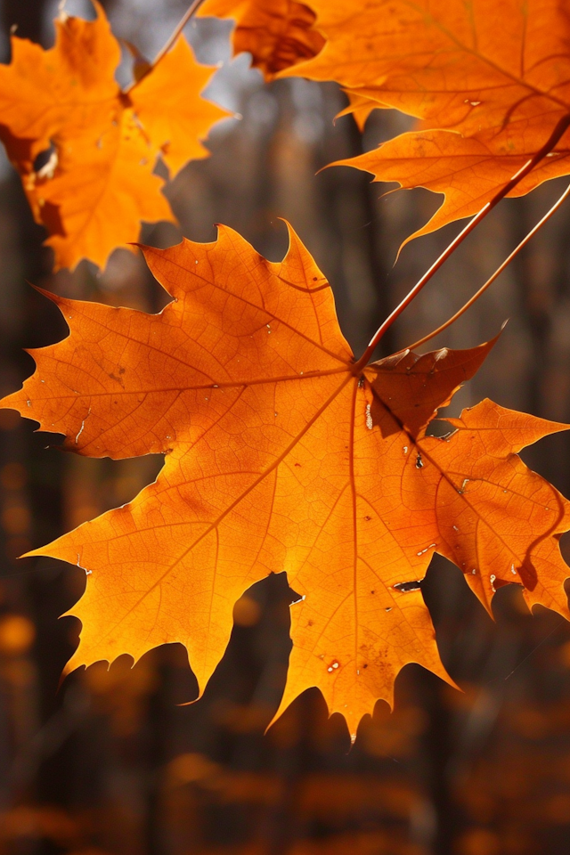 Autumn Leaves Close-Up