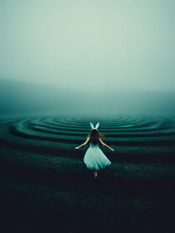 Ethereal Rabbit Scene