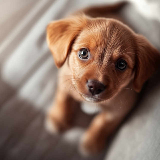 Adorable Puppy Portrait