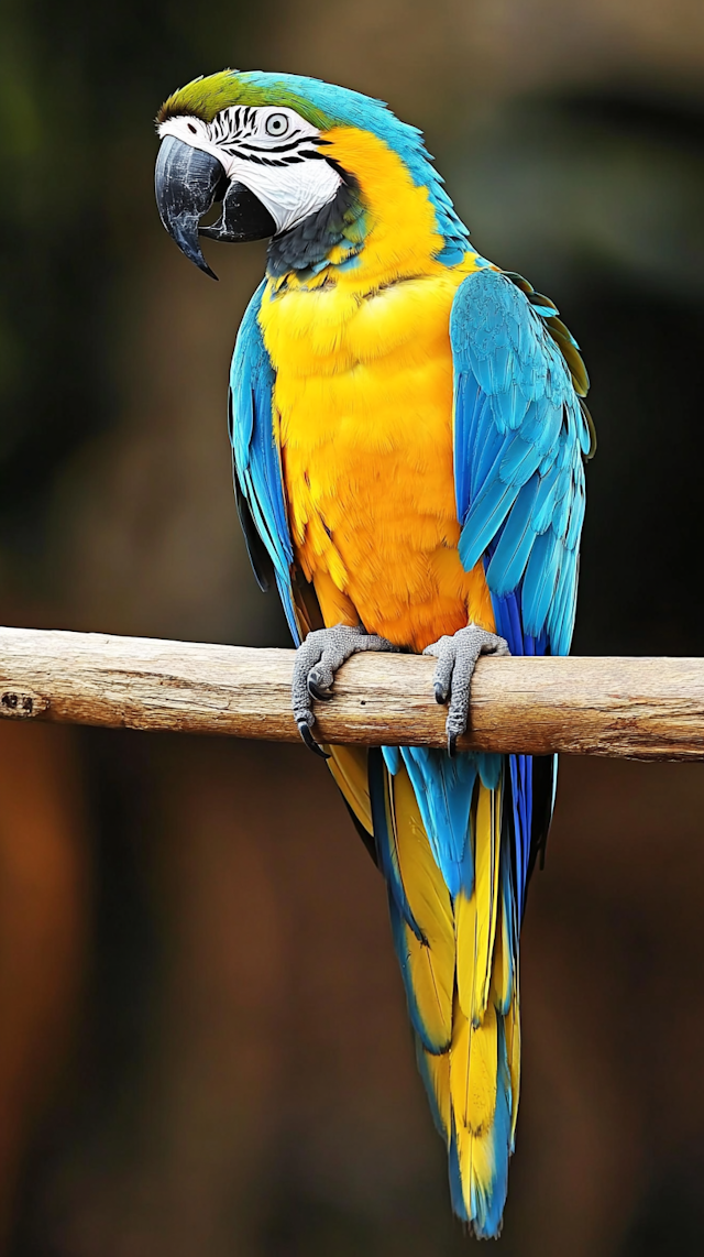 Vibrant Parrot on Branch