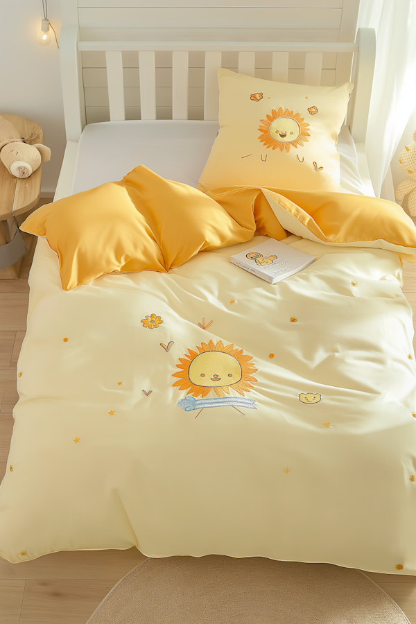Child's Bedroom with Playful Bedding