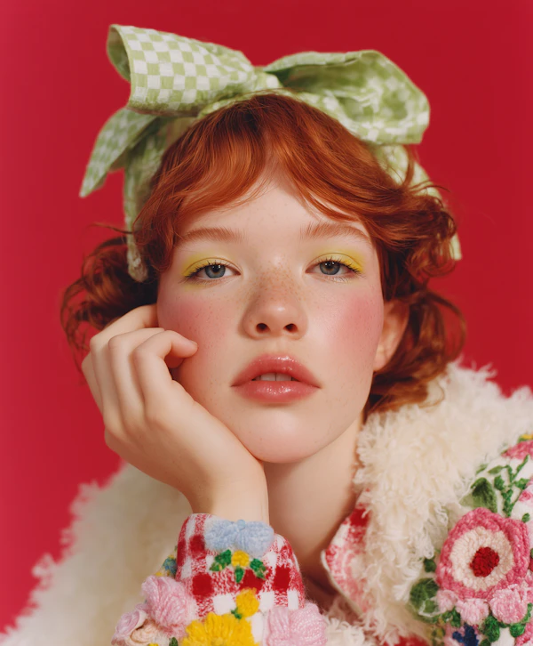 Freckled Portrait