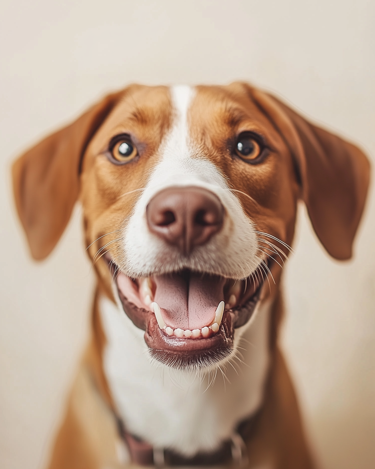 Happy Dog Close-Up