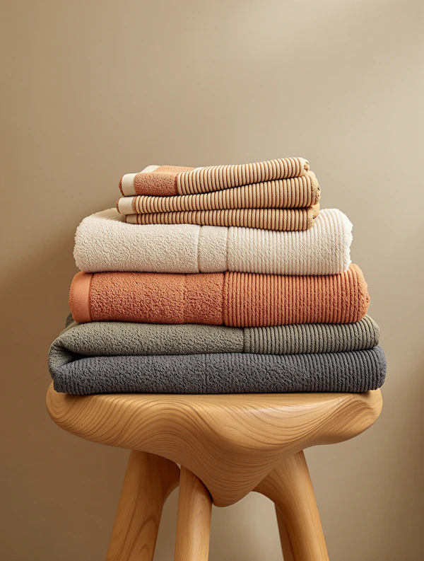 Stacked Towels Display