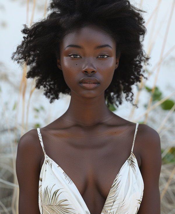 Serene Portrait of a Young Woman