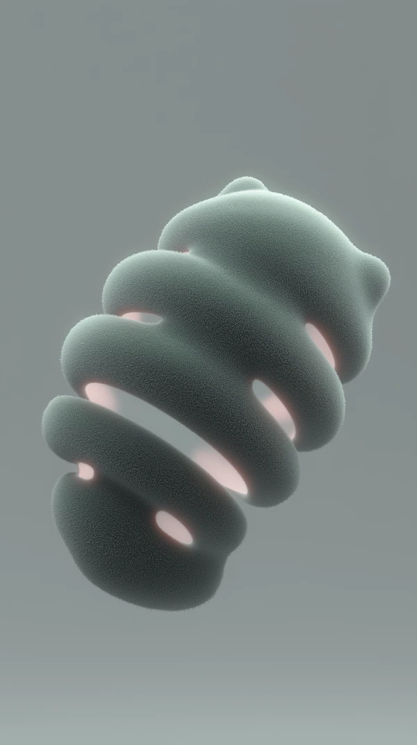 Abstract Spiral Glow