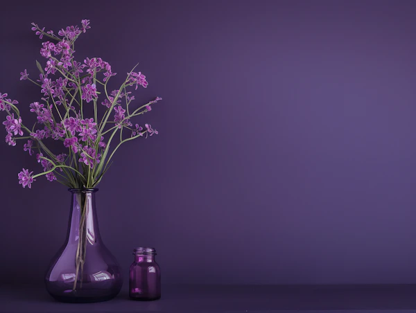 Purple Floral Elegance