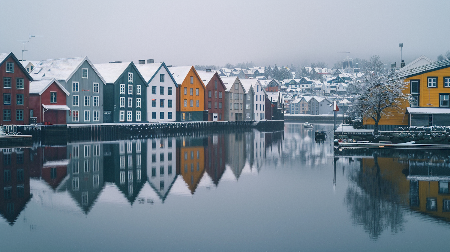 Winter Reflections on Riverside