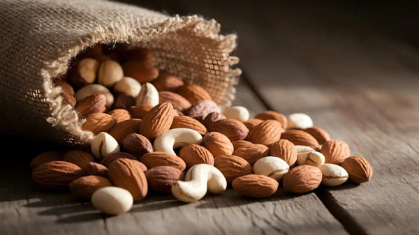 Rustic Nuts Display