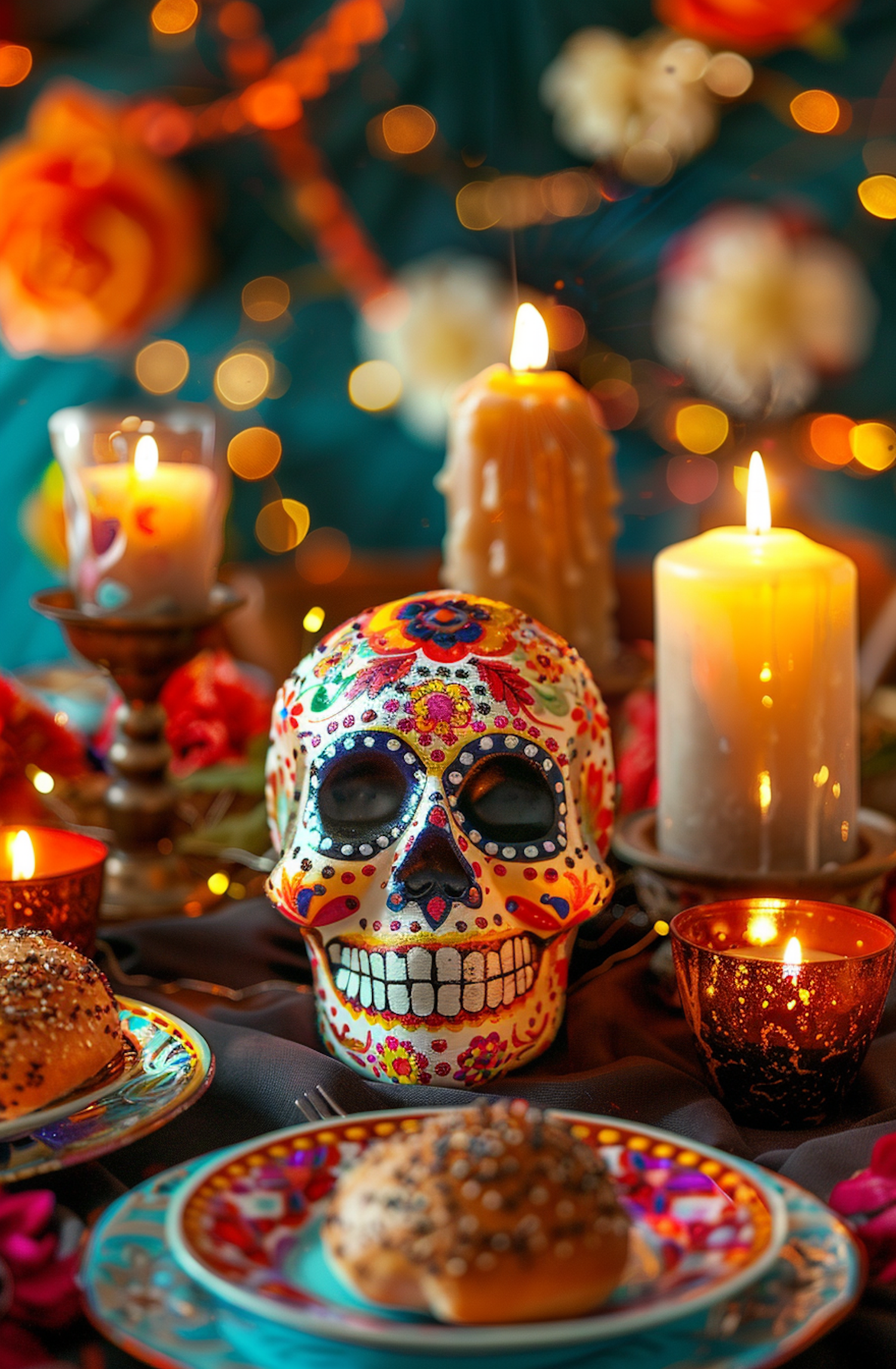 Vibrant Día de Muertos Celebration