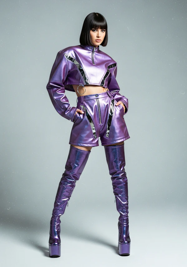 Futuristic Fashion Pose