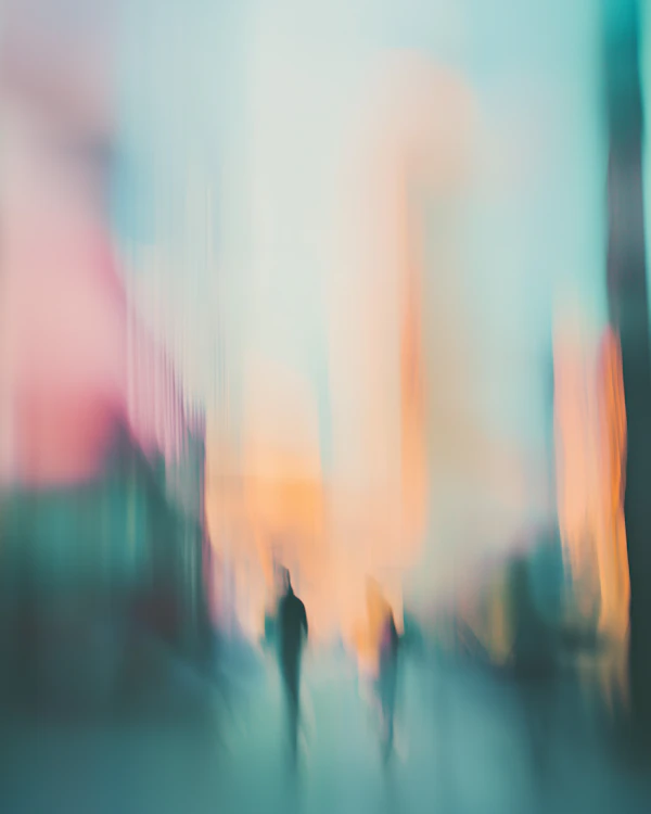 Abstract Cityscape Art