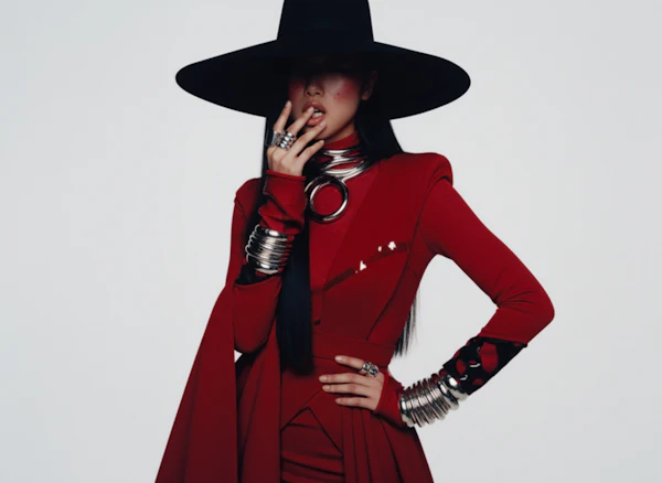 Avant-Garde Fashion Portrait