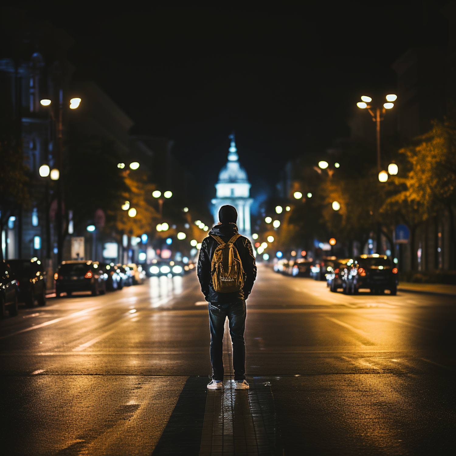 Nighttime Urban Contemplation