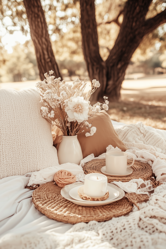 Cozy Outdoor Picnic Scene