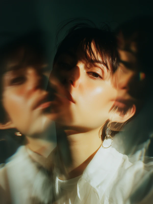 Dreamy Portrait Close-Up