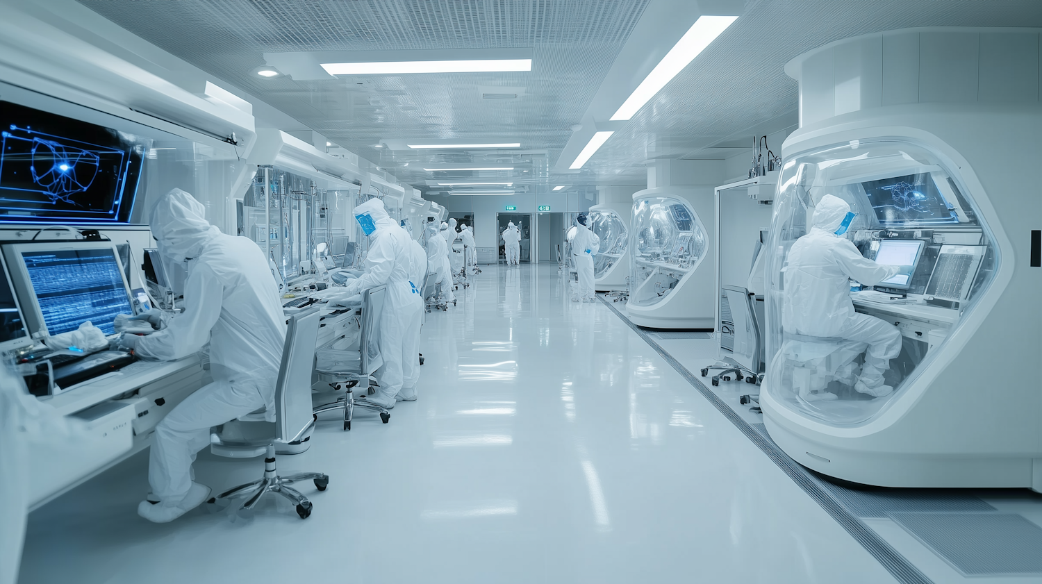 High-Tech Laboratory Environment