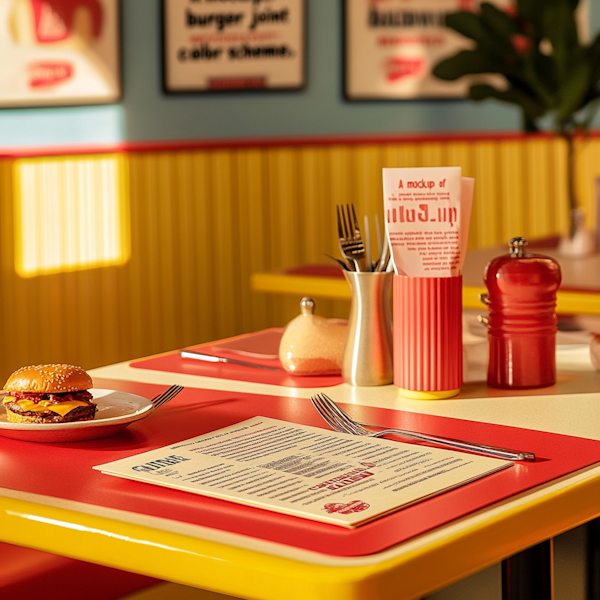 Retro Diner Scene