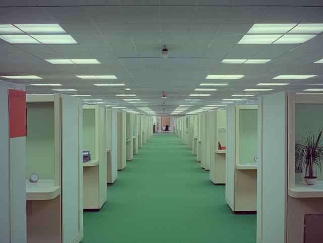 Corporate Office Corridor