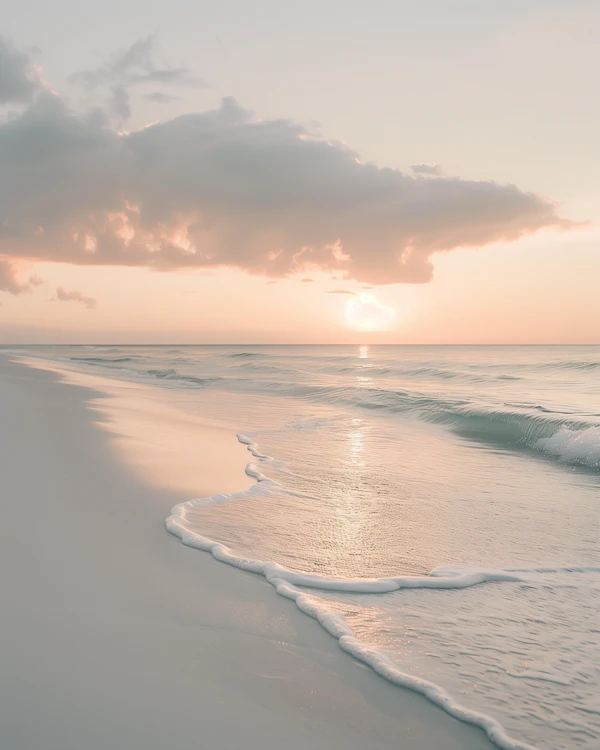 Serene Beach Sunset
