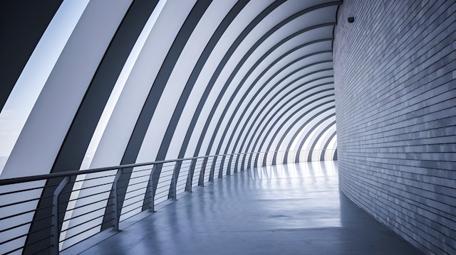 Futuristic Hallway Design