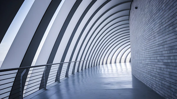 Futuristic Hallway Design