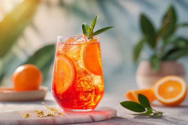 Orange Cocktail Display