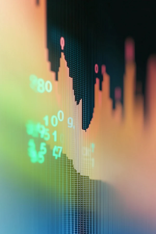 Futuristic Financial Chart