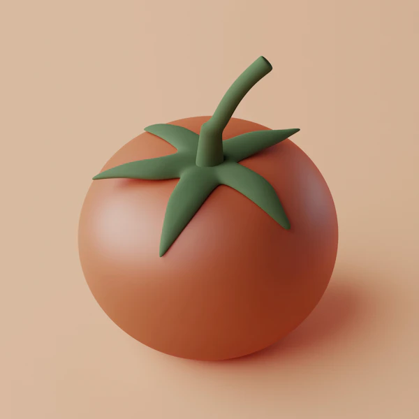 3D Rendered Tomato