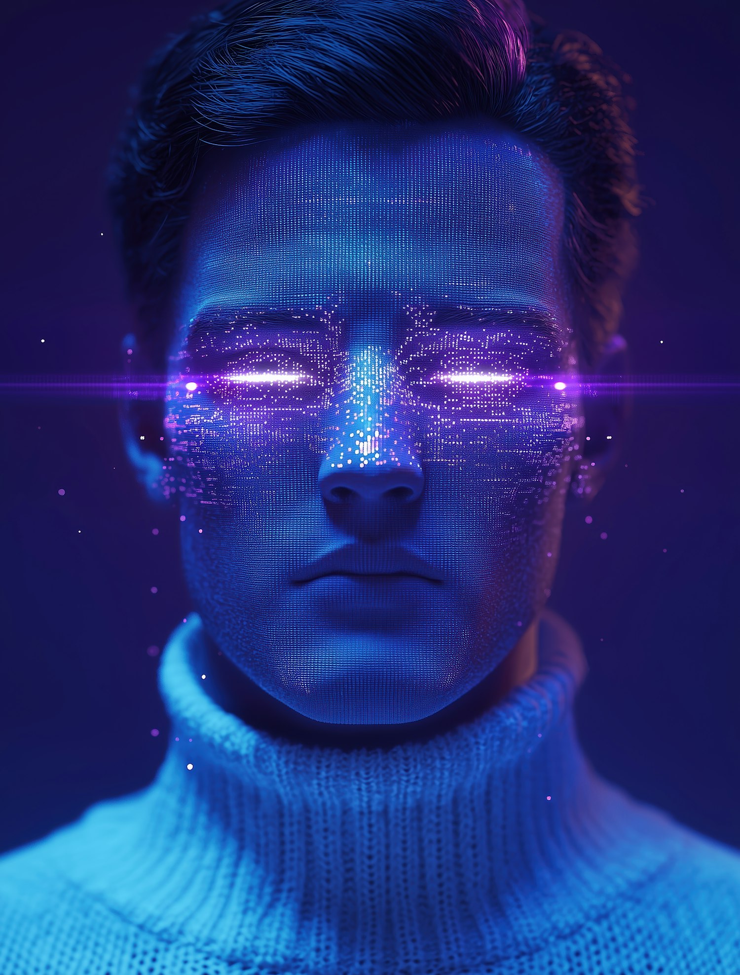 Futuristic Digital Portrait