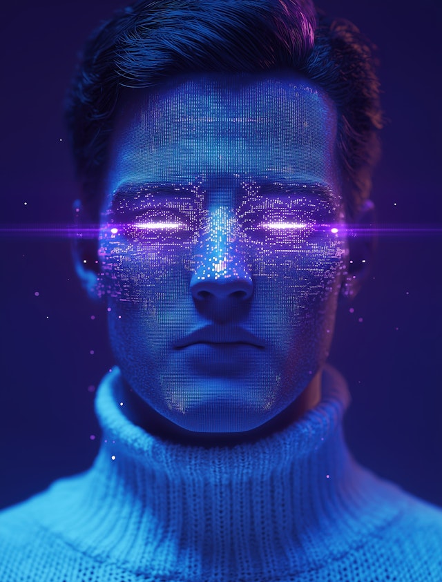 Futuristic Digital Portrait