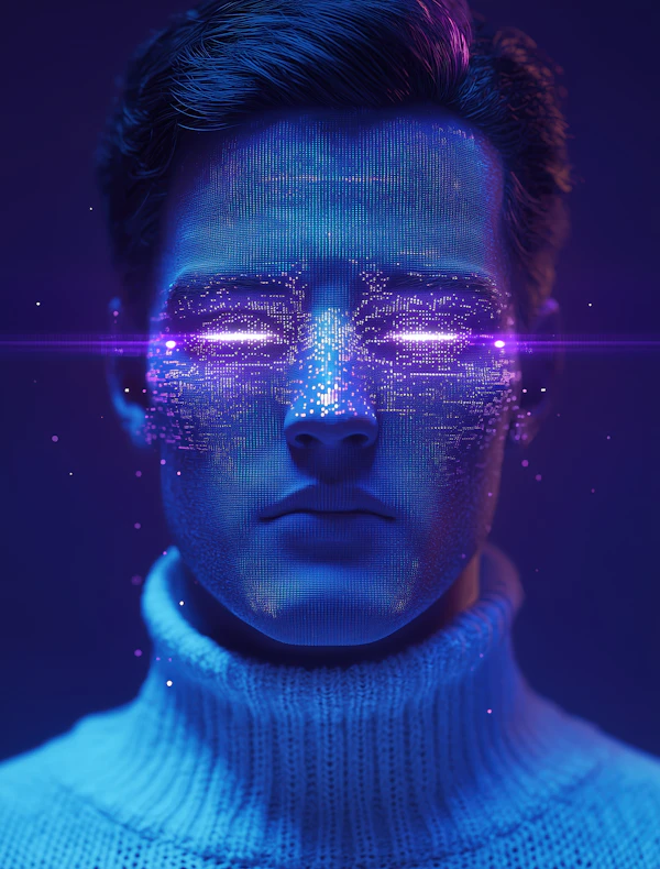 Futuristic Digital Portrait
