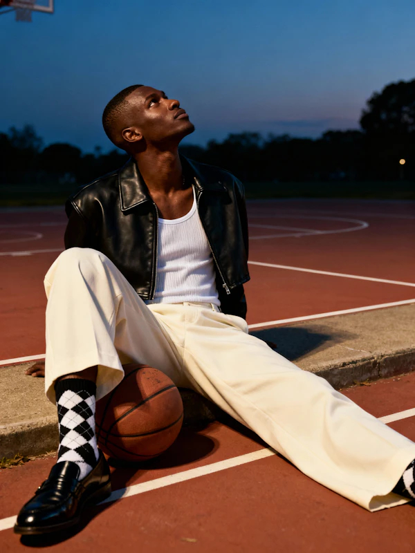 Twilight Basketball Scene