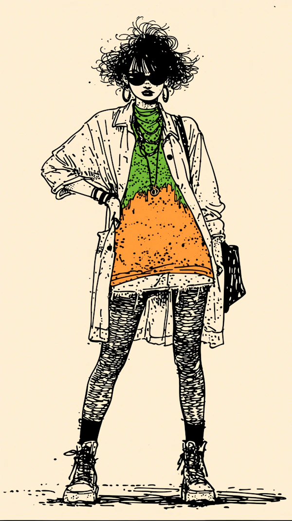 Stylized Fashion Portrait