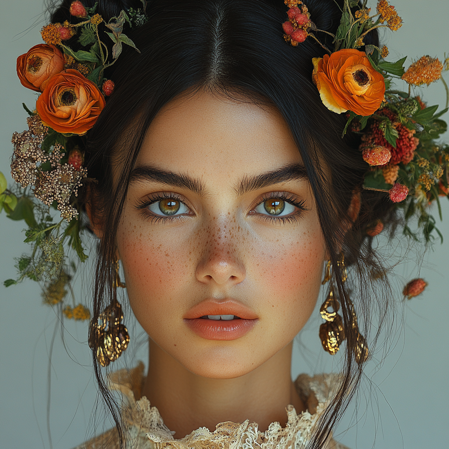 Ethereal Floral Portrait