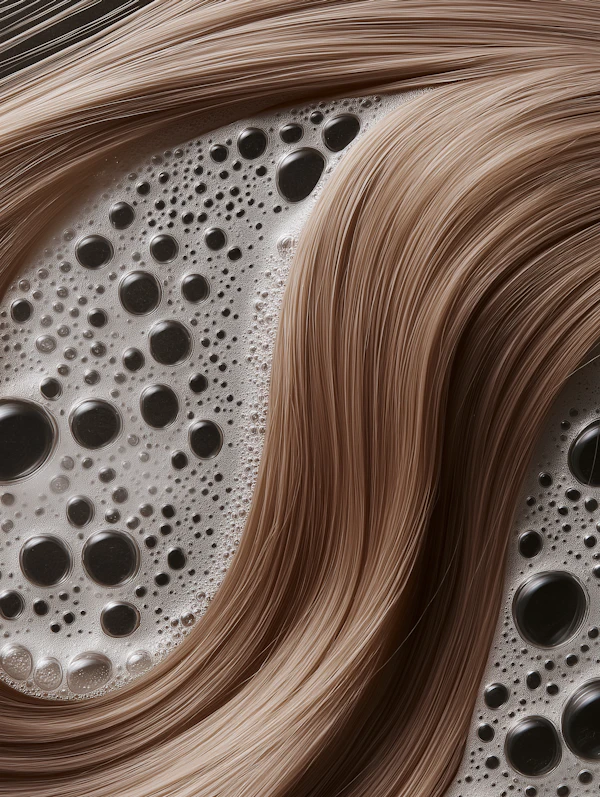 Hair and Soap Bubbles
