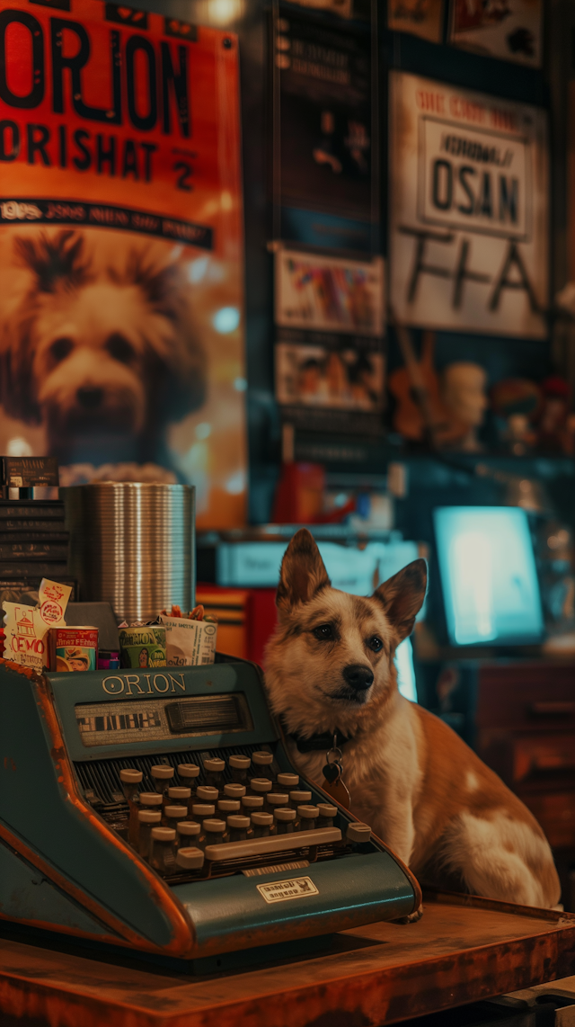 Antique Shop Dog