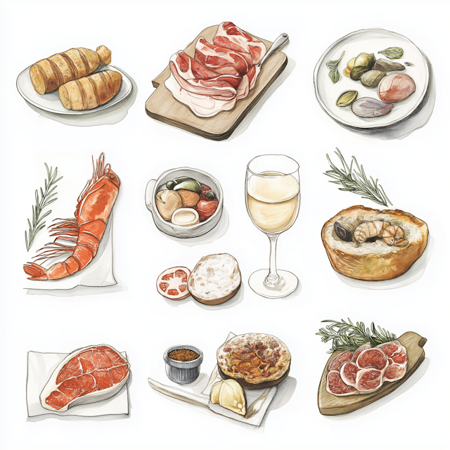 Gourmet Food Grid