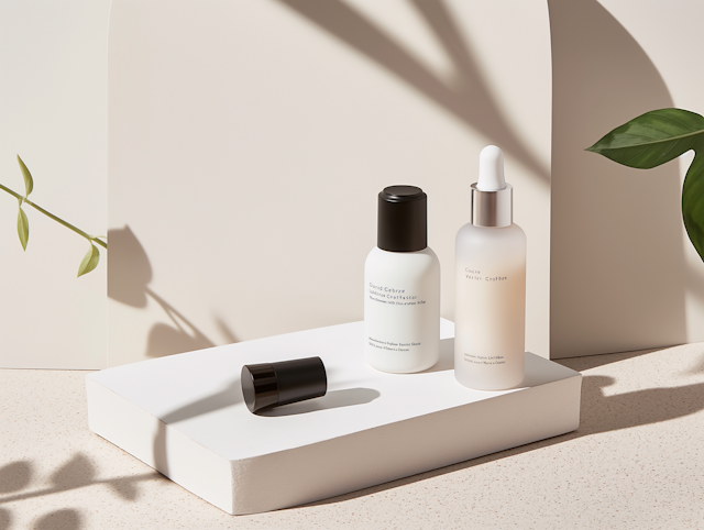 Serene Beauty Product Display