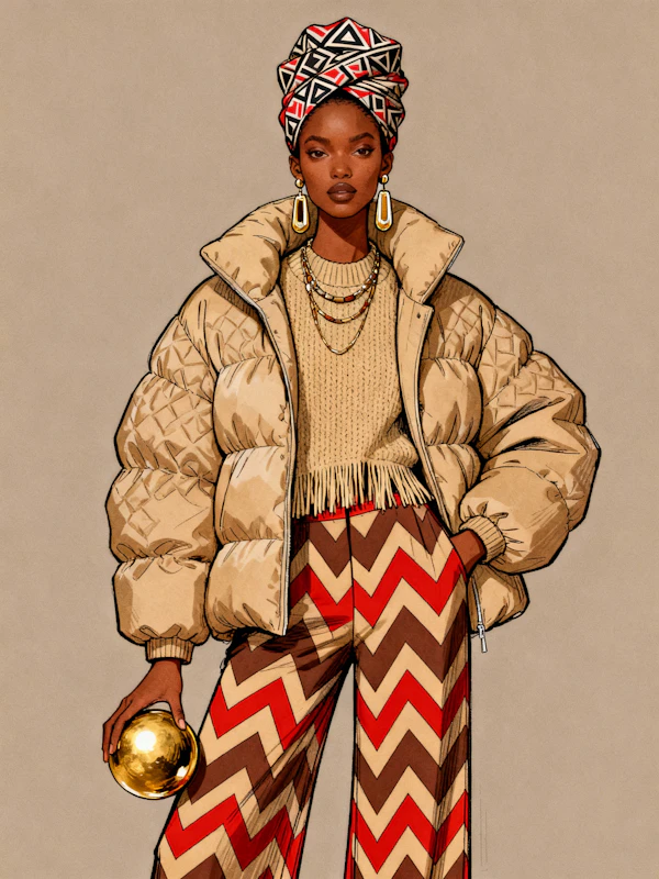 Stylish Woman Illustration