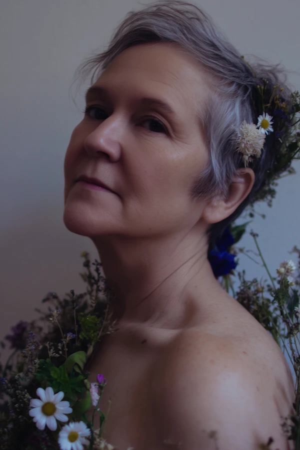 Floral Portrait Serenity