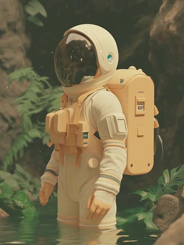 Astronaut in Nature