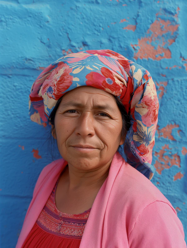 Cultural Vibrance: A Portrait of Tradition and Color