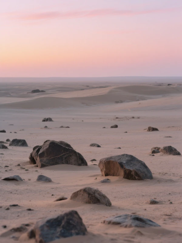 Serene Desert Sunset