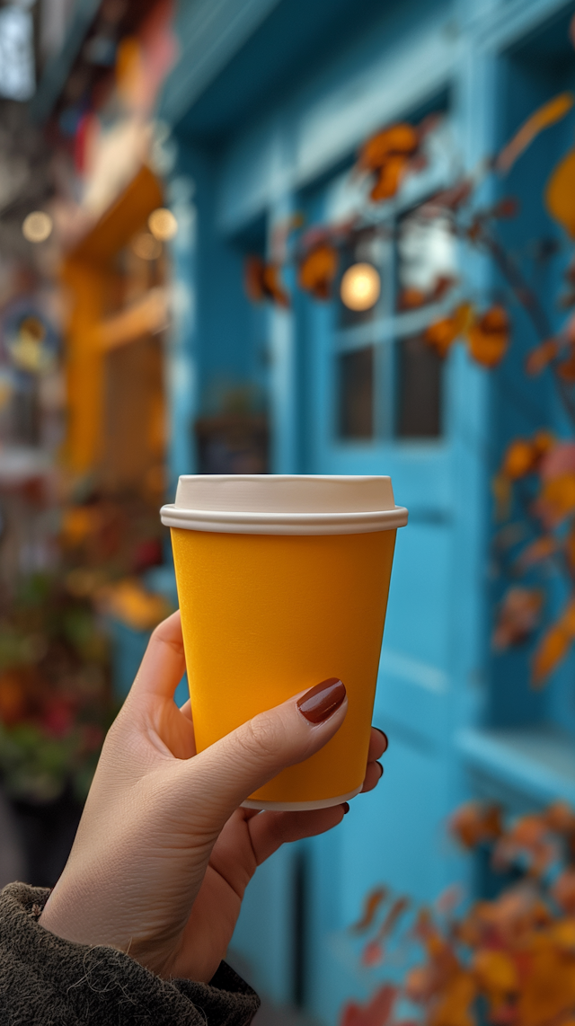 Cozy Autumn Beverage Moment