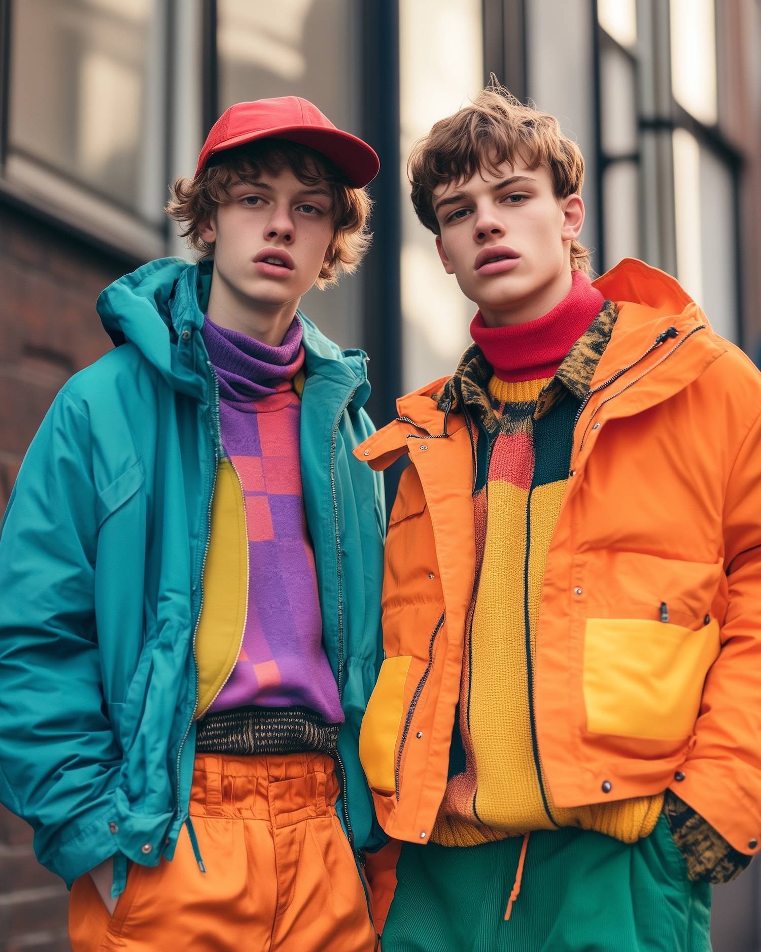 Colorful Fashion Duo