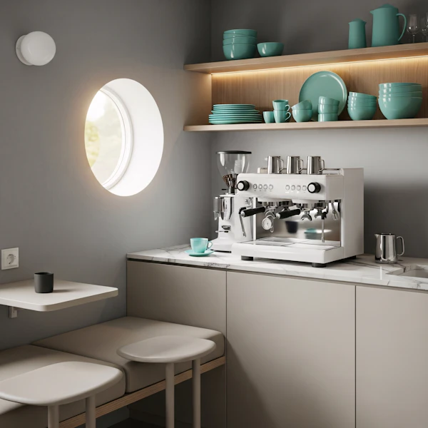 Modern Kitchen Coffee Nook