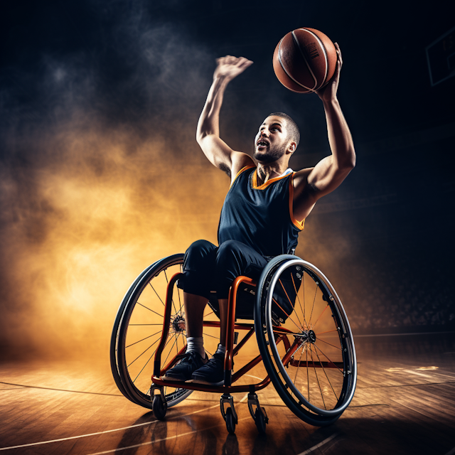 Wheelchair Basketball Hero